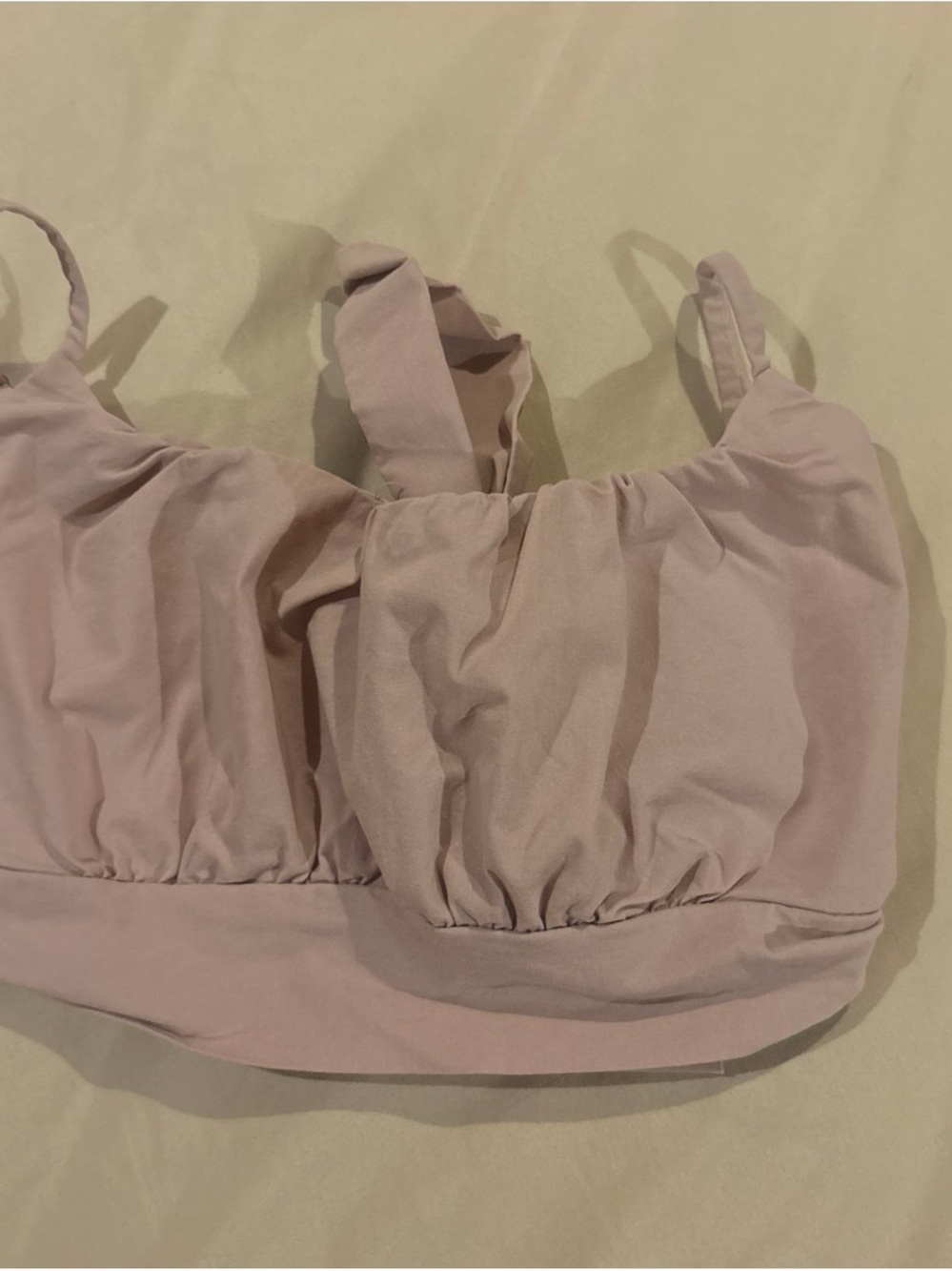 Active USA Dusty Rose Ruched Bralette